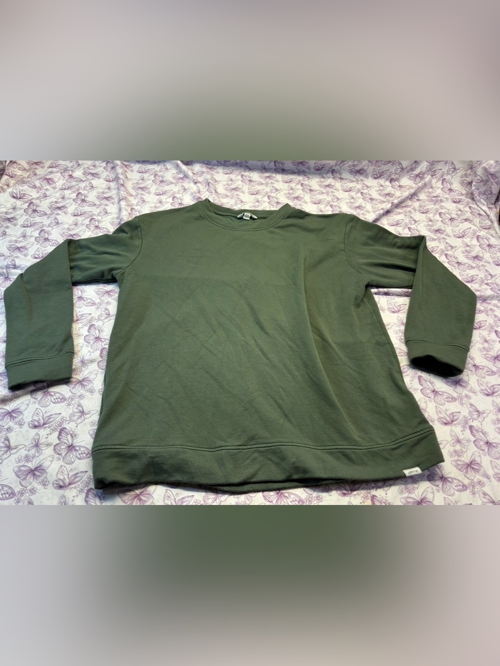 ⚛️Orvis Olive Green Crewneck Sweatshirt